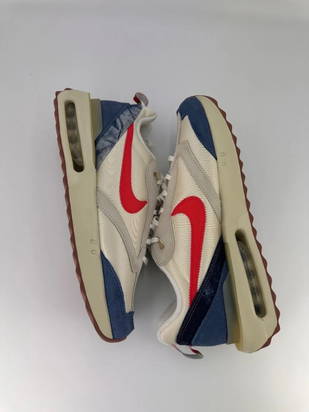 Nike Air Max Dawn Coconut Milk Track Red Running Sneakers DV1487-162 Men's Sizes